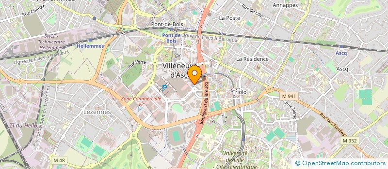 localisation de l'entreprise MONSIEUR AHMED-RAMY CHEBER à VILLENEUVE-D'ASCQ