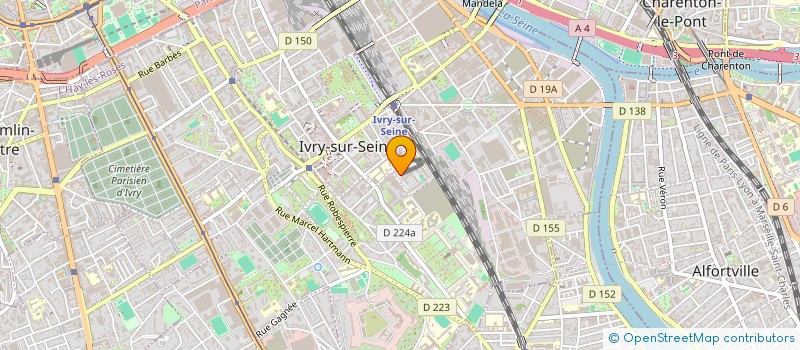 localisation de l'entreprise MONSIEUR AHMED RANA  IVRY-SUR-SEINE