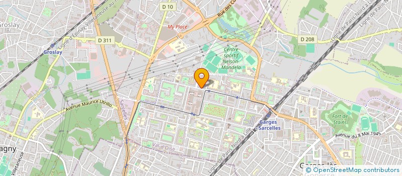 localisation de l'entreprise MONSIEUR AHMED RANI CHEMIL  SARCELLES