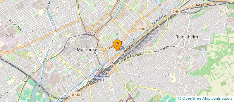 localisation de l'entreprise MONSIEUR AHMED RAOUAFI  MULHOUSE