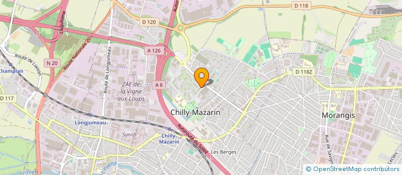 localisation de l'entreprise MONSIEUR AHMED REGHIMI  CHILLY-MAZARIN