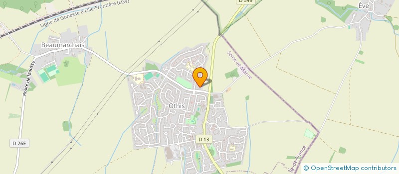 localisation de l'entreprise MONSIEUR AHMED REGRAGUI  OTHIS