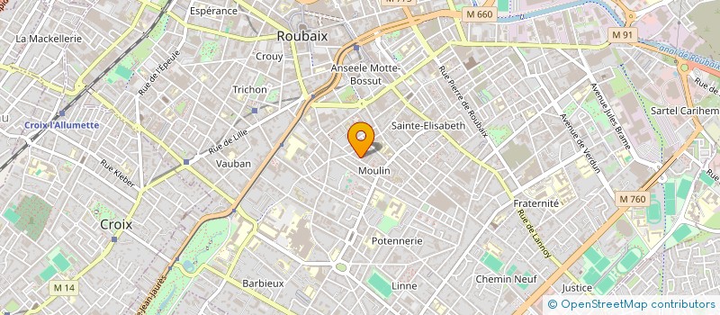 localisation de l'entreprise MONSIEUR AHMED REKIBI  ROUBAIX