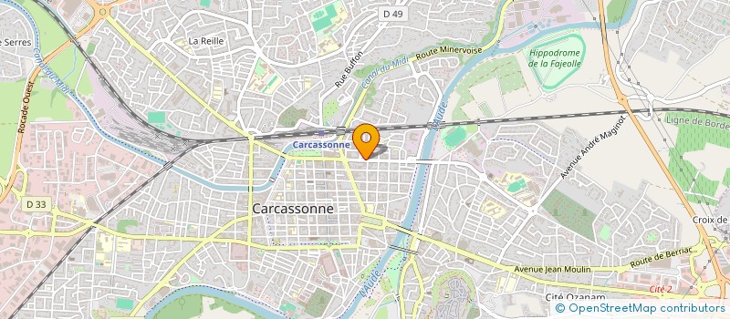 localisation de l'entreprise MONSIEUR AHMED RHANEM  CARCASSONNE