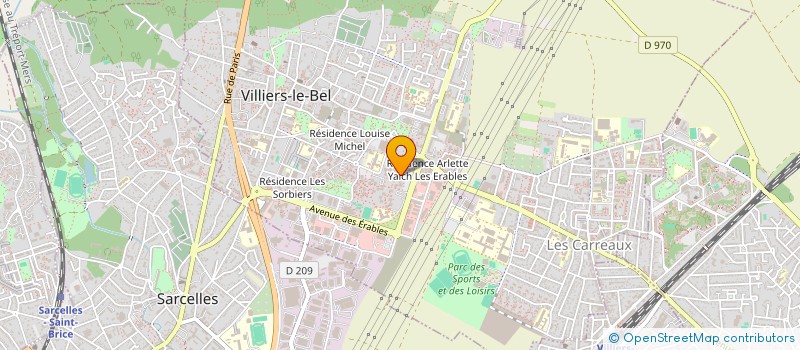 localisation de l'entreprise MONSIEUR AHMED RHERBAOUI  VILLIERS-LE-BEL