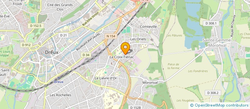 localisation de l'entreprise MONSIEUR AHMED RIAD MEFLAH à DREUX