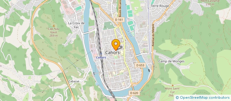 localisation de l'entreprise MONSIEUR AHMED RIFAT  CAHORS