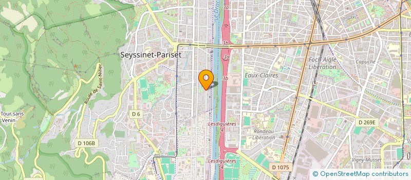 localisation de l'entreprise MONSIEUR AHMED ROBIN  SEYSSINET-PARISET