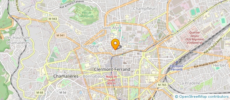 localisation de l'entreprise MONSIEUR AHMED ROCHDI  CLERMONT-FERRAND