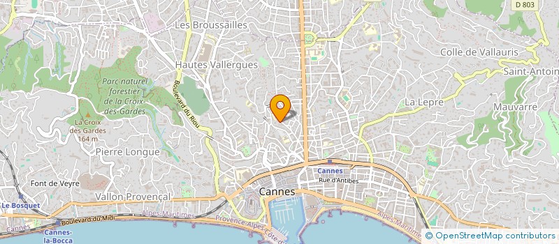localisation de l'entreprise MONSIEUR AHMED ROUANI à CANNES