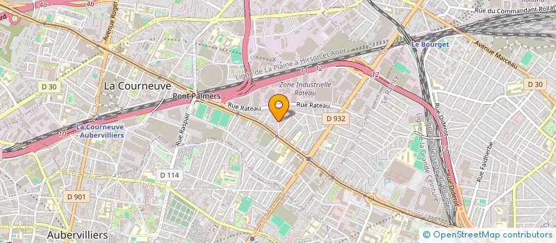 localisation de l'entreprise MONSIEUR AHMED SAADI à LA COURNEUVE