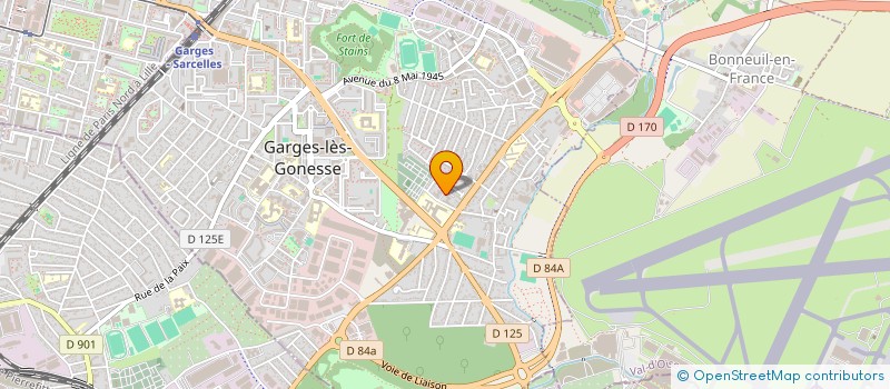 localisation de l'entreprise MONSIEUR AHMED SAADOUNI  GARGES-LES-GONESSE