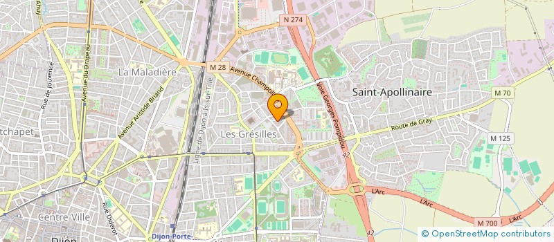 localisation de l'entreprise MONSIEUR AHMED SABBANI à DIJON