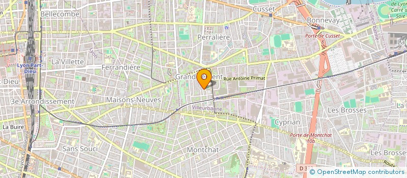 localisation de l'entreprise MONSIEUR AHMED-SABER BENAHCENE  VILLEURBANNE