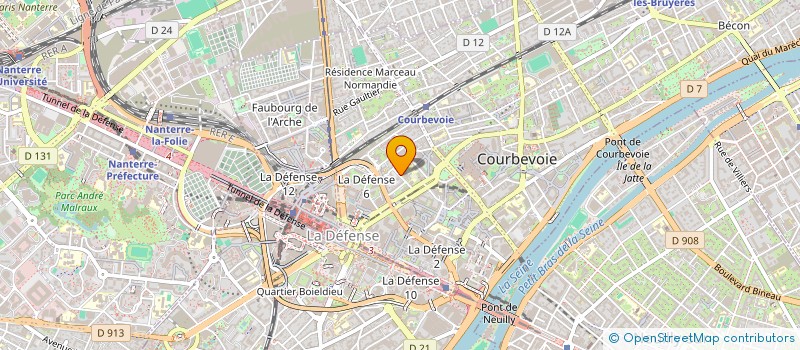 localisation de l'entreprise MONSIEUR AHMED-SABRI BENDJEBBAR à COURBEVOIE