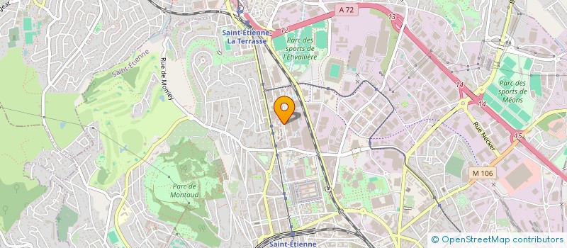 localisation de l'entreprise MONSIEUR AHMED SADAOUI  SAINT-ETIENNE