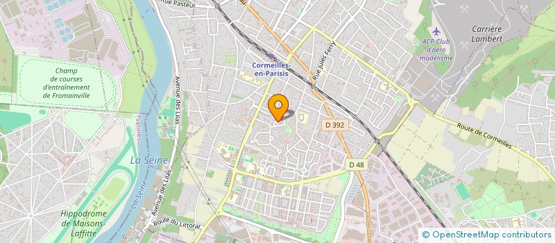 localisation de l'entreprise MONSIEUR AHMED SADOUN  CORMEILLES-EN-PARISIS