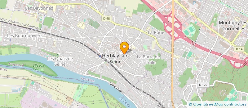 localisation de l'entreprise MONSIEUR AHMED SAHALI  HERBLAY-SUR-SEINE