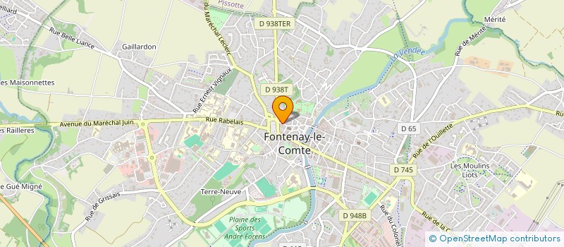 localisation de l'entreprise MONSIEUR AHMED SAHEL  FONTENAY-LE-COMTE