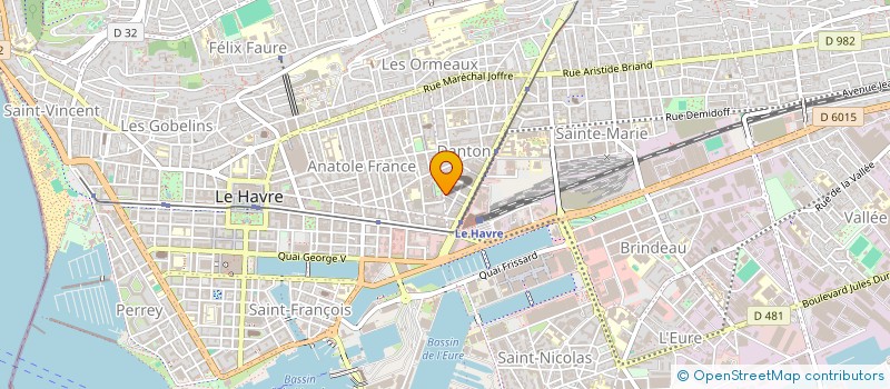 localisation de l'entreprise MONSIEUR AHMED SAHRAOUI à LE HAVRE