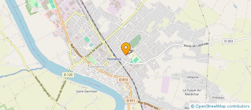 localisation de l'entreprise MONSIEUR AHMED SAID  TONNEINS