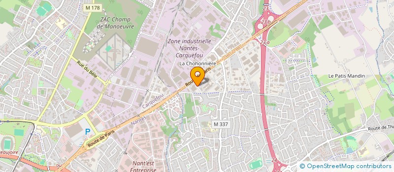 localisation de l'entreprise MONSIEUR AHMED SAID ABOKOR  NANTES