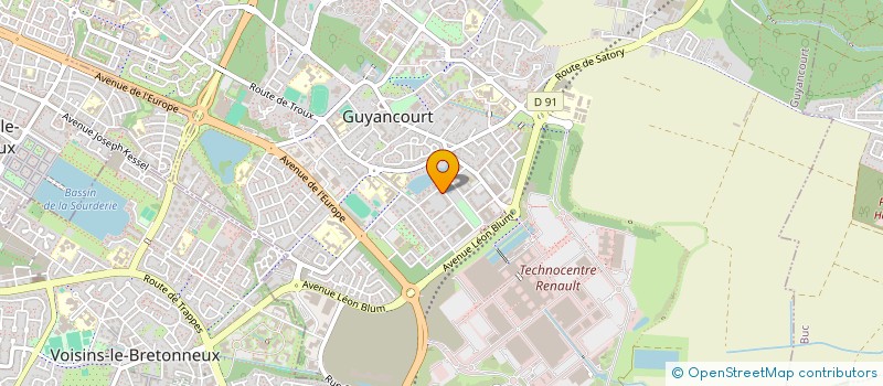 localisation de l'entreprise MONSIEUR AHMED-SAID MAIZA LAADJEL  GUYANCOURT