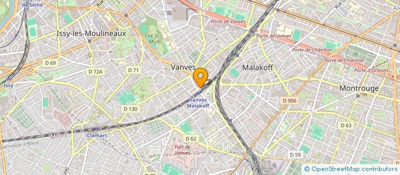 localisation de l'entreprise MONSIEUR AHMED SAIDANI  VANVES