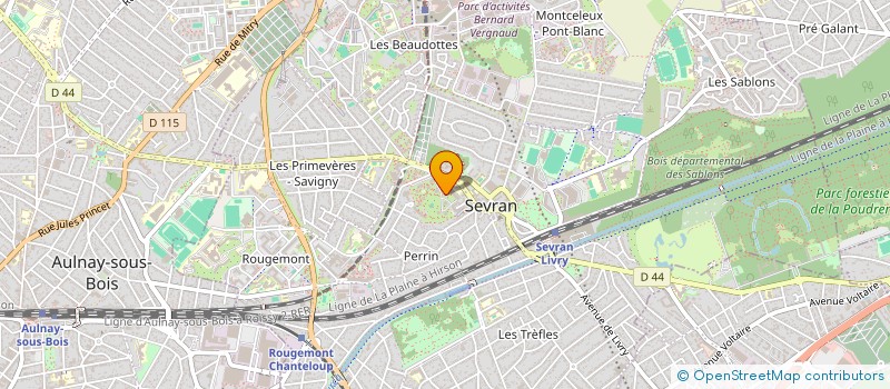 localisation de l'entreprise MONSIEUR AHMED SALAH  SEVRAN