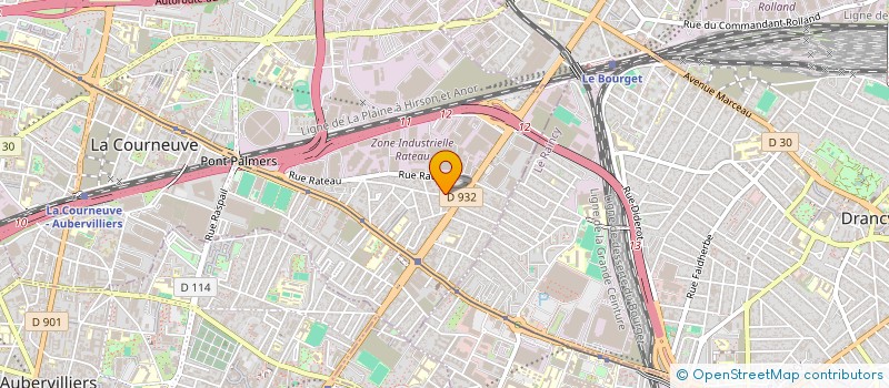localisation de l'entreprise MONSIEUR AHMED SALEH à LA COURNEUVE