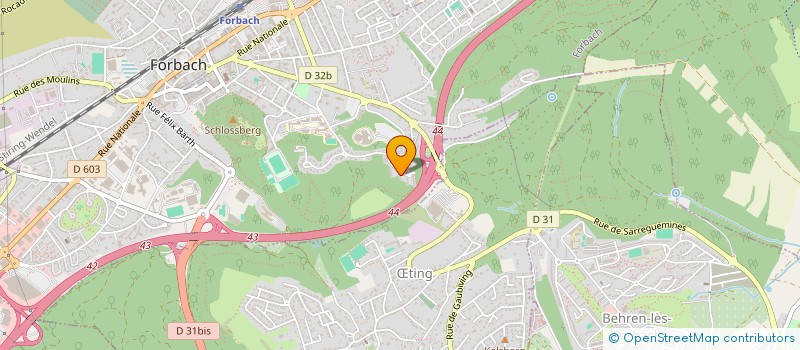 localisation de l'entreprise MONSIEUR AHMED-SALEM BRIK  FORBACH