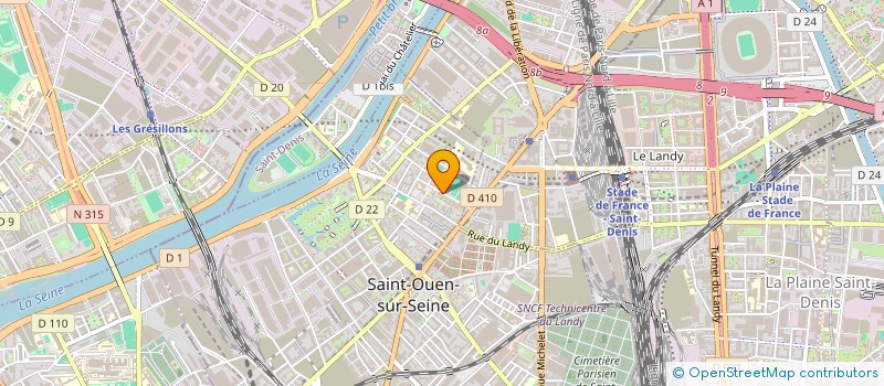 localisation de l'entreprise MONSIEUR AHMED SALHI à SAINT-OUEN-SUR-SEINE