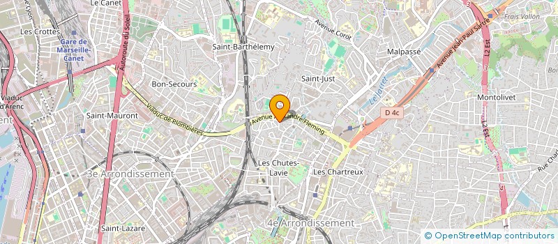 localisation de l'entreprise MONSIEUR AHMED SALHI à MARSEILLE 4EME