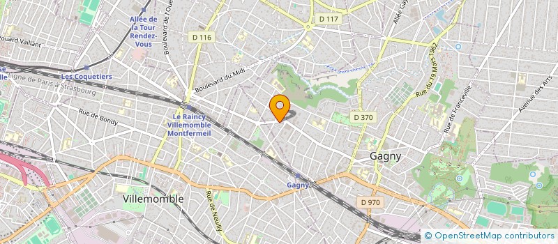 localisation de l'entreprise MONSIEUR AHMED SALHI à GAGNY