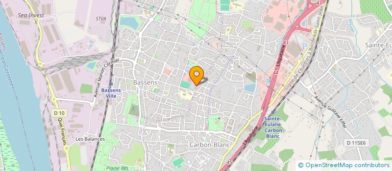 localisation de l'entreprise MONSIEUR AHMED SALHI  BASSENS