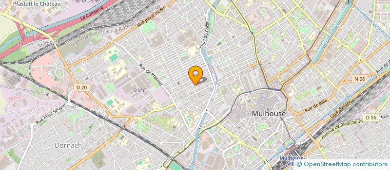 localisation de l'entreprise MONSIEUR AHMED SALMA  MULHOUSE