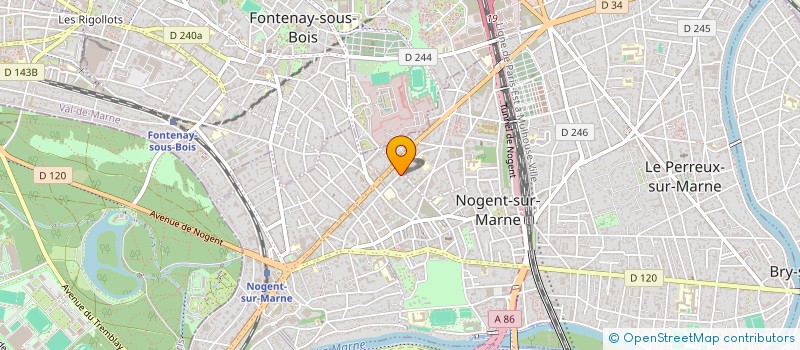 localisation de l'entreprise MONSIEUR AHMED SALME  NOGENT-SUR-MARNE