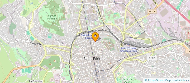 localisation de l'entreprise MONSIEUR AHMED SEBAI à SAINT-ETIENNE