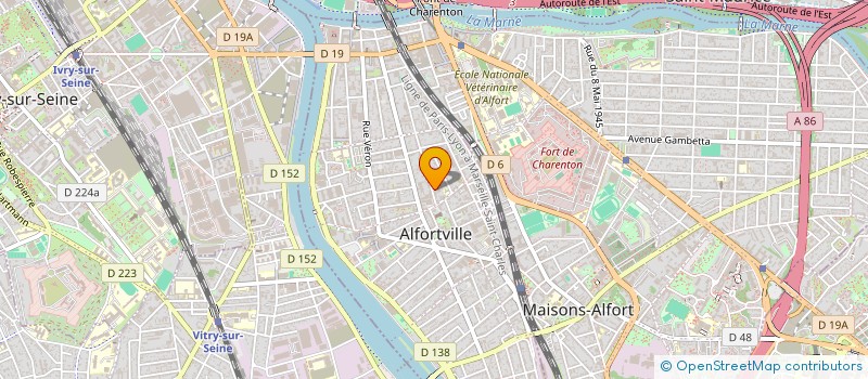 localisation de l'entreprise MONSIEUR AHMED SEBAIHI à ALFORTVILLE