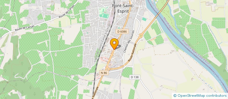localisation de l'entreprise MONSIEUR AHMED SEBITI à PONT-SAINT-ESPRIT