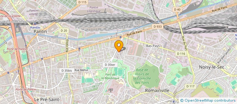 localisation de l'entreprise MONSIEUR AHMED SEFSAF à PANTIN