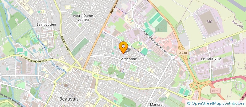 localisation de l'entreprise MONSIEUR AHMED SEGHIER  BEAUVAIS