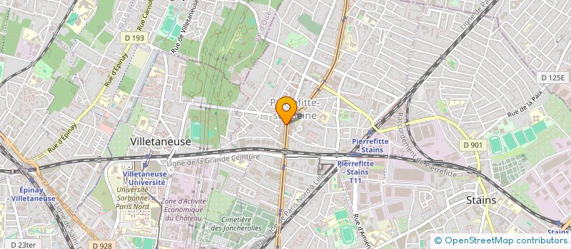 localisation de l'entreprise MONSIEUR AHMED SEGHIERI à PIERREFITTE-SUR-SEINE