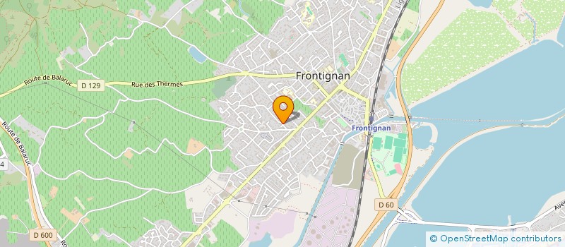 localisation de l'entreprise MONSIEUR AHMED SEHLAOUI à FRONTIGNAN