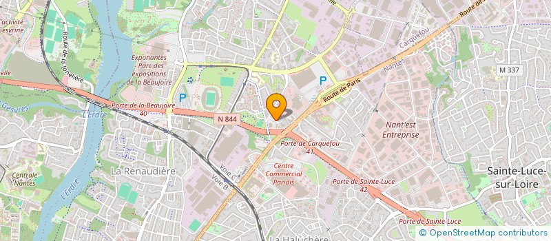 localisation de l'entreprise MONSIEUR AHMED SEKRAFI à NANTES