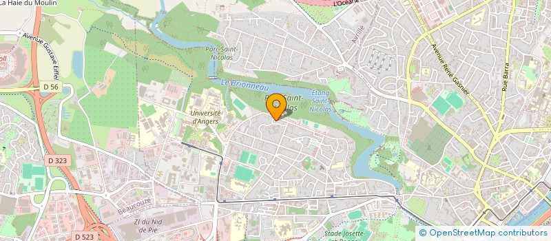 localisation de l'entreprise MONSIEUR AHMED SELMI  ANGERS