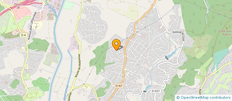 localisation de l'entreprise MONSIEUR AHMED SERGHINI  SAINT-RAPHAEL