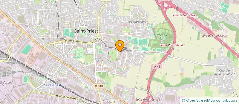 localisation de l'entreprise MONSIEUR AHMED SERIM  SAINT-PRIEST