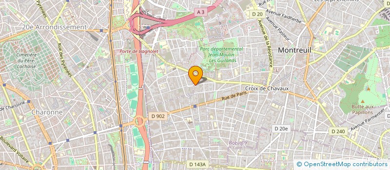 localisation de l'entreprise MONSIEUR AHMED SETIFA à MONTREUIL