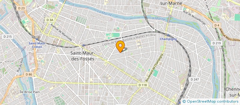 localisation de l'entreprise MONSIEUR AHMED SHAHBAZ  SAINT-MAUR-DES-FOSSES